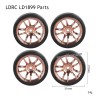 LDRC LD1899 2.4G RC Car Parts Model A Drift Tires Champagne Gold