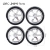 Drift Tires with Metal Hub Upgrade Parts for LDRC LD1899 RC Truck RC Truck