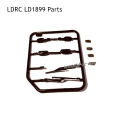 Exterior Decorative Sheet and Lens Parts for LDRC LD1899/GTR 2.4G Racing RC Car