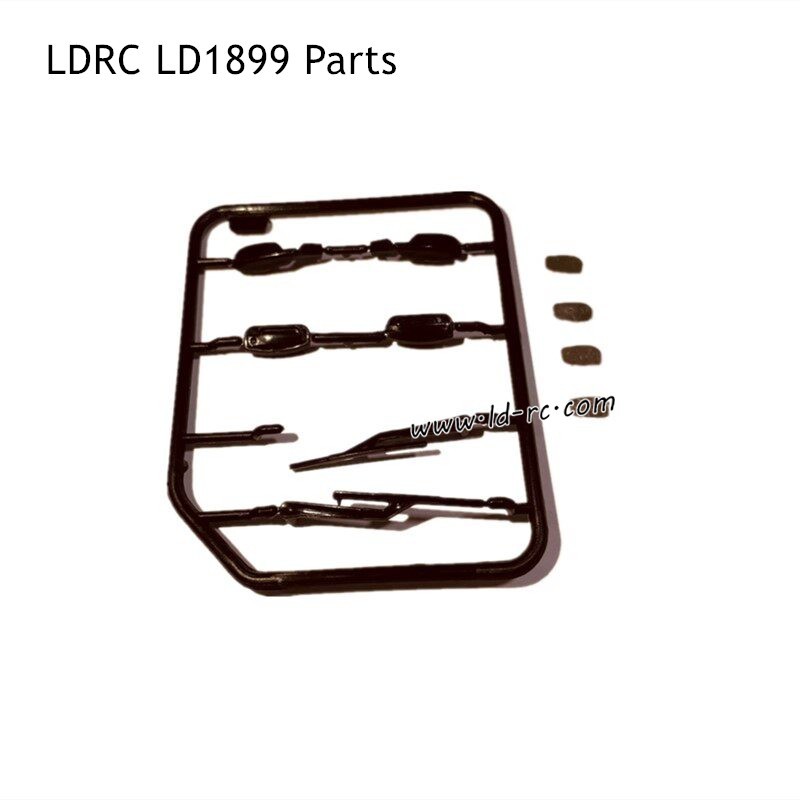 Exterior Decorative Sheet and Lens Parts for LDRC LD1899/GTR 2.4G Racing RC Car