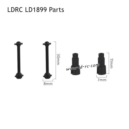 LDRC LD1899 RC Car Parts Nylon Drive Shaft