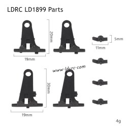 Lower Swing Arm Parts for LDRC LD1899 2.4G Racing RC Car