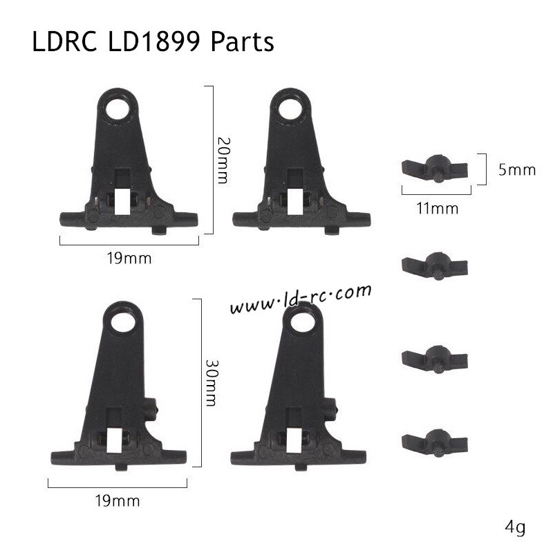 Lower Swing Arm Parts for LDRC LD1899 2.4G Racing RC Car