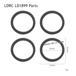 Racing Wheel Tread Parts for LDRC LD1899 Racing RC Car
