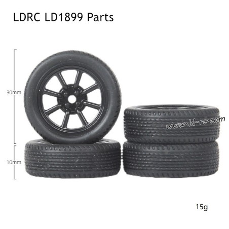 LDRC LD1899 RC Car Parts Road Racing Tires