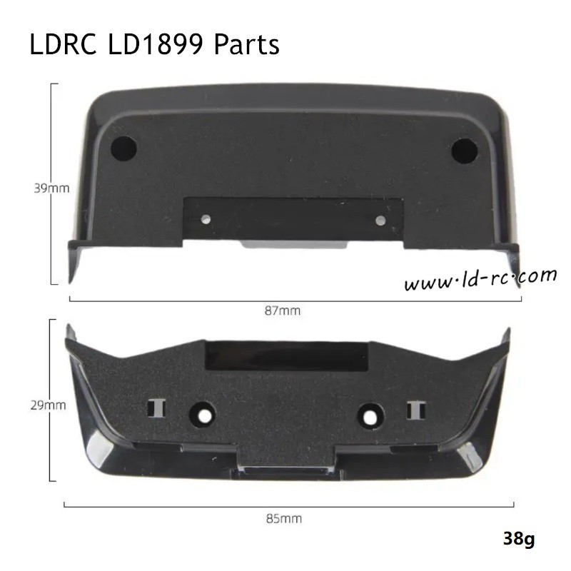 LDRC LD1899 2.4G RC Car Parts Front and Rear Chassis Plates