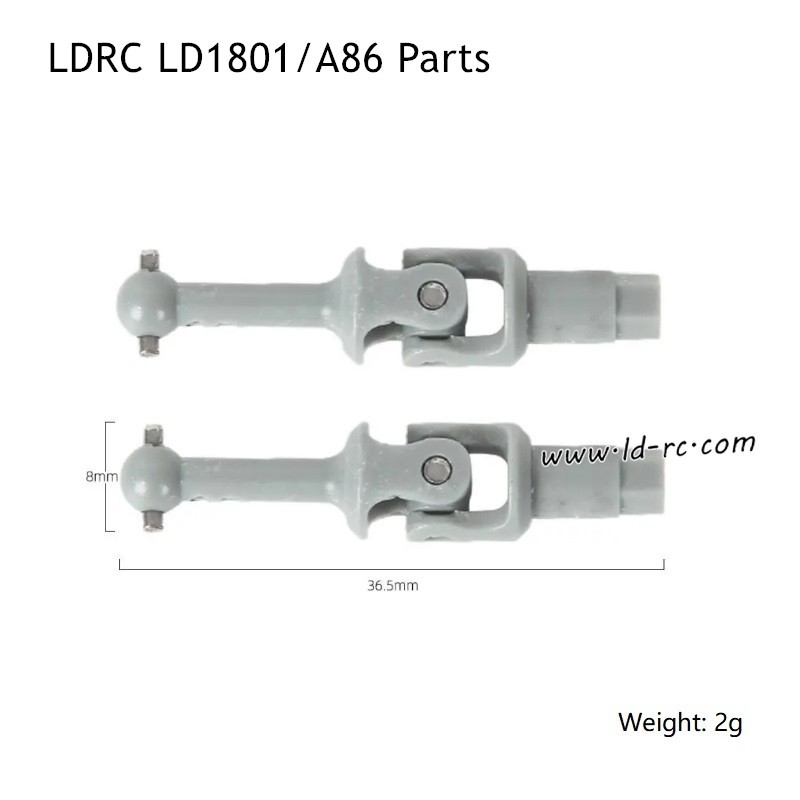 LDRC LD1801/A86 RC Car Parts Rear Drive Shaft