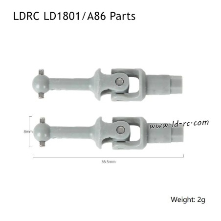 LDRC LD1801/A86 RC Car Parts Rear Drive Shaft
