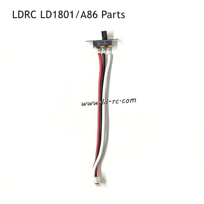 LDRC LD1801/A86 RC Car Parts Switch Wire
