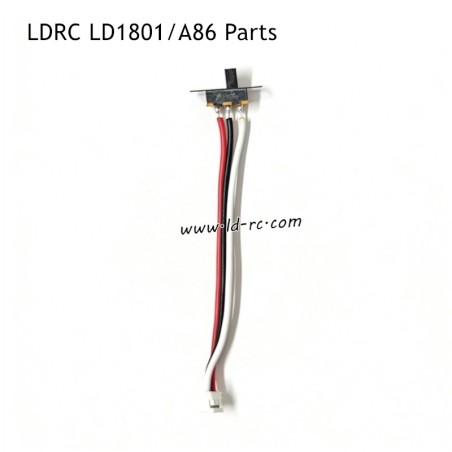LDRC LD1801/A86 RC Car Parts Switch Wire