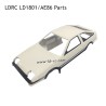 LDRC LD1801 AE86 RC Car Parts Car Shell White