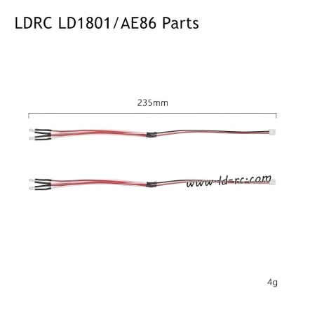 LDRC LD1801/AE86 RC Drift Car Parts Turning Light