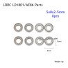 LDRC LD1801/AE86 RC Drift Car Parts 5x8x2.5mm Ball Bearings