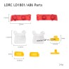 LDRC LD1801/A86 RC Car Parts Full Vehicle Light Lenses