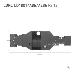 Car Bottom Parts for LDRC LD1801 RC Drift Car