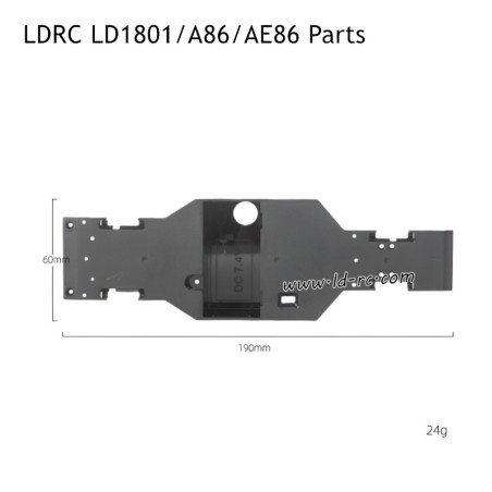 Car Bottom Parts for LDRC LD1801 RC Drift Car