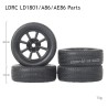 Wheels Spare Parts for LDRC LD1801 1/18 High Speed RC Drift Car