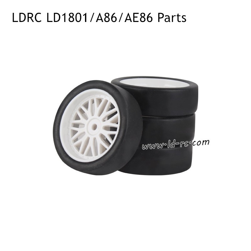 Racing Tires Parts for LDRC LD1801 RC Drift Car