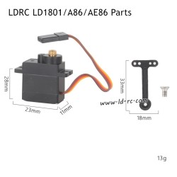 LDRC LD1801 RC Car Parts 9g Servo(Metal Gear)