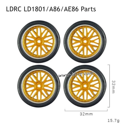 LDRC LD1801 RC Car Parts Drift Tires