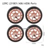 LDRC LD1801 RC Drift Car Parts Drift Tires Champagne Gold