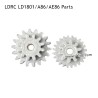 Die-cast Gears for Gearbox Parts for LDRC LD1801 RC Drift Car