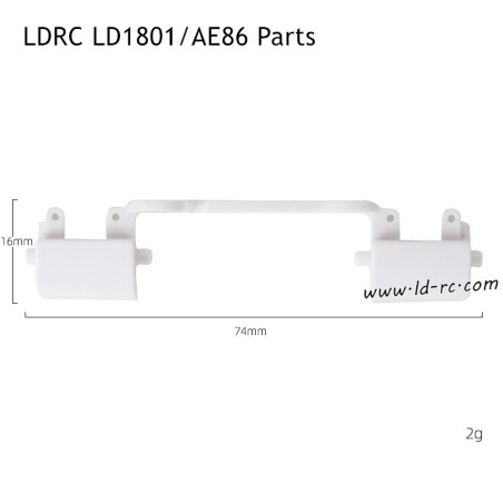 Flip Lamp (without Lamp) Spare Parts for LDRC LD1801/AE86 1/18 High Speed RC Drift Car
