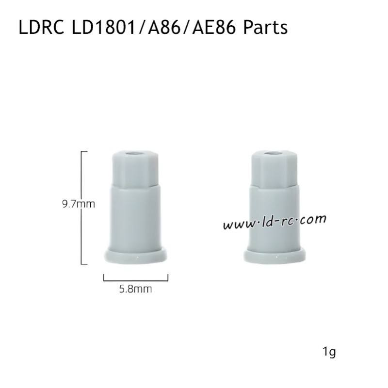 Front Hex Shaft Parts for LDRC LD1801 High Speed RC Drift Car