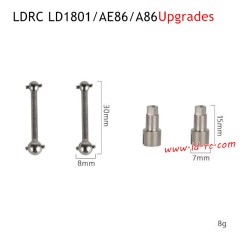 Metal Drive Shafts Upgrade Parts for LDRC LD1801 RC Drift Car