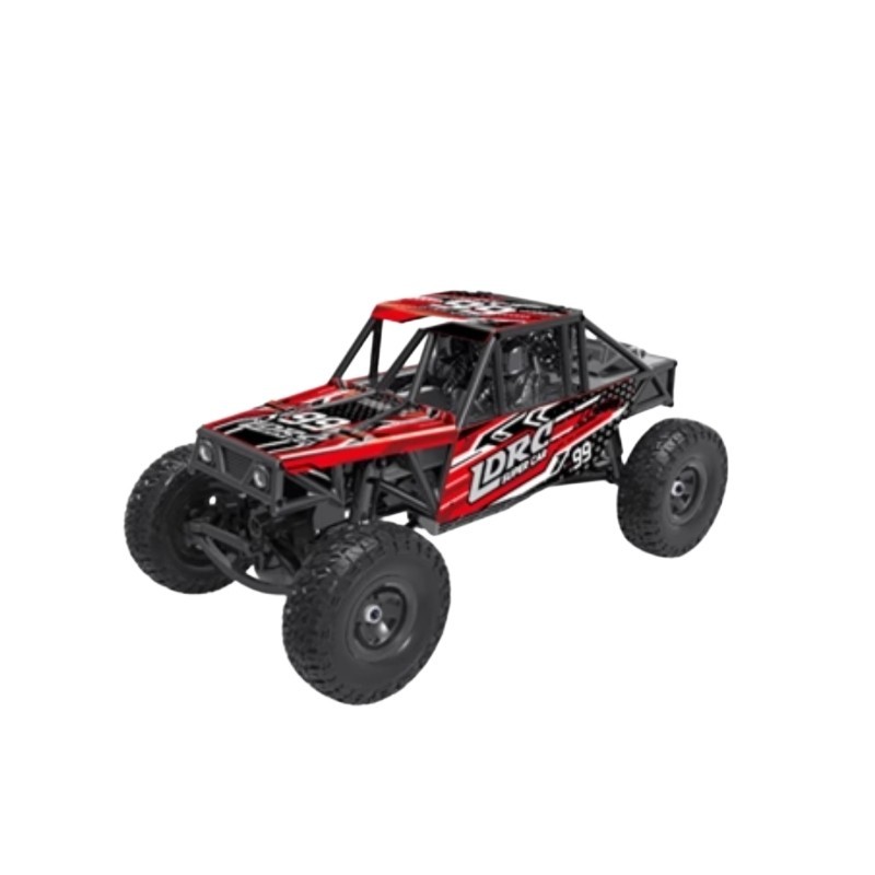 LDRC LD18499 2.4G 4WD High Speed Off-road RC Truck Red
