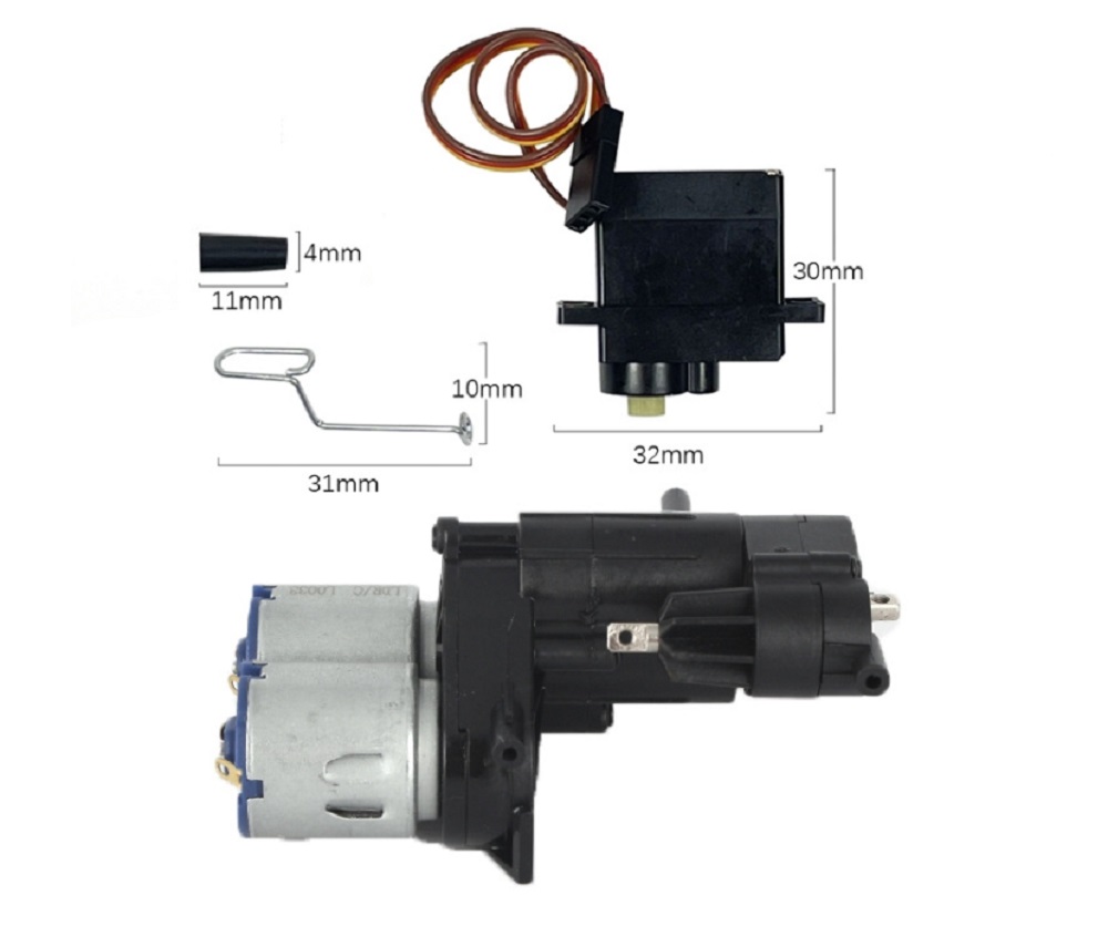 L0002A-LDRC-LD1201-Parts-Transmisson-Gearbox-with-Metal-Gear-Overview