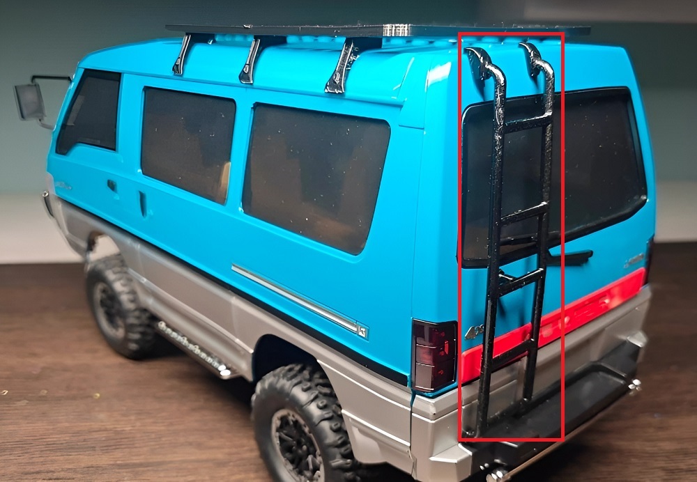 LDRC LD1296 Upgrade Parts Ladder Black