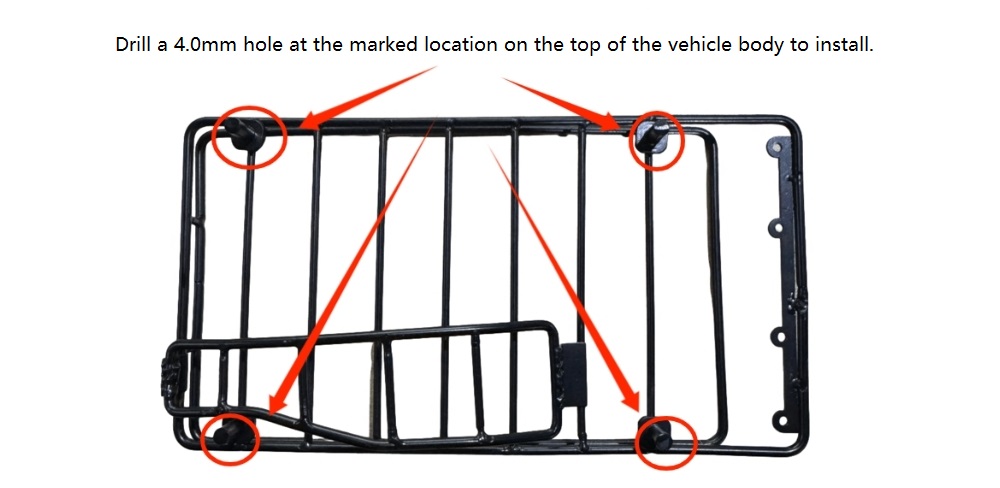 LDRC LD1297 Upgrade Parts Luggage Rack Overview