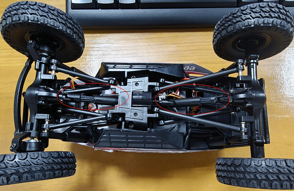 LDRC LD18499 RC Car Parts Front and Rear Drive- Shaft Overview