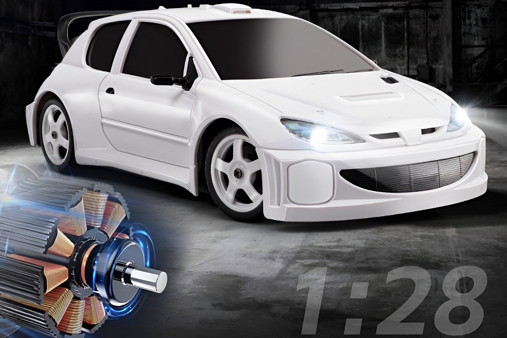 LDRC LD2802 High Speed RC Car White Overview