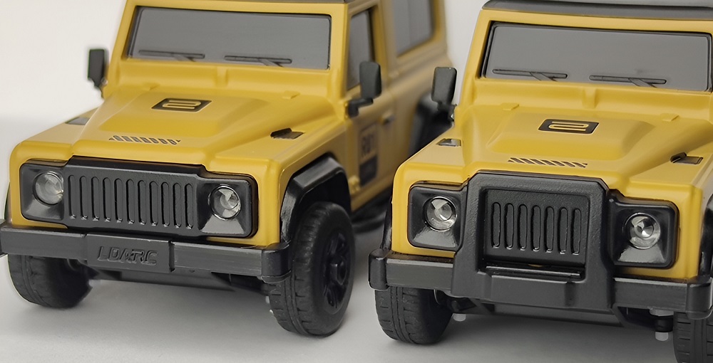 LDARC R01 Mini RC Car for Adults Yellow