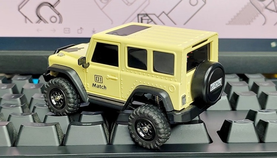 LDARC-X43-High-Speed-Rock-RC-Crawler-Yellow-Overview