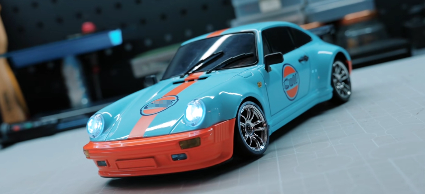 LDRC LD1898 High Speed RC Car Blue Overview