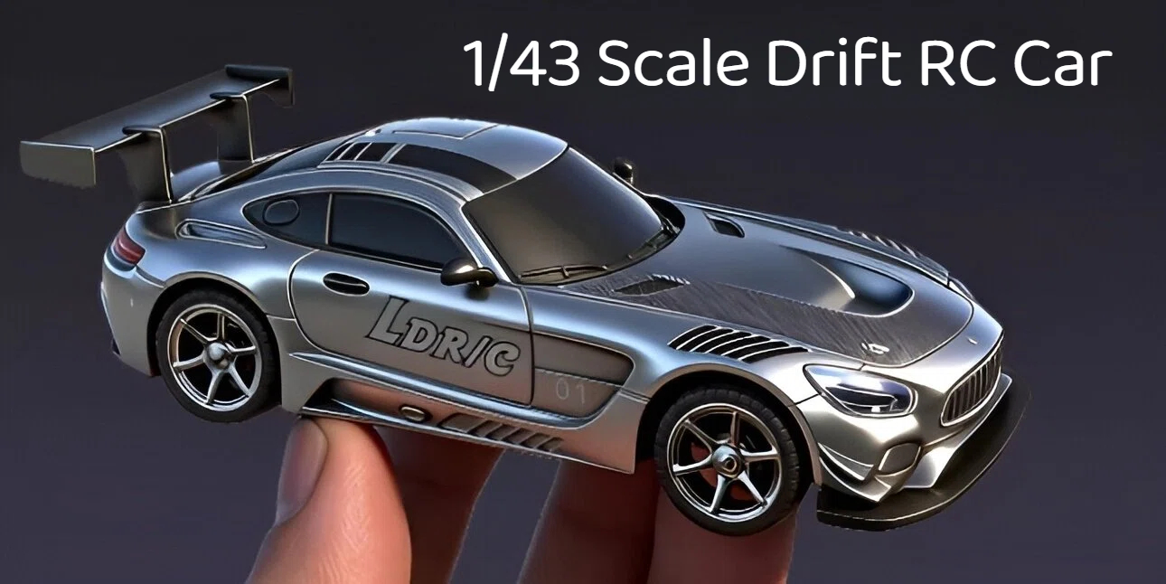 LDRC LD4301 High Speed RC Car Silver